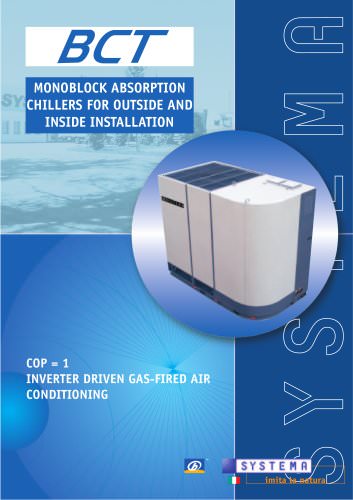 Monoblock absorption chiller "SYBCT"