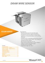 Draw wire sensor GX200