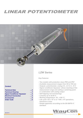 Linear Potentiometer LZW