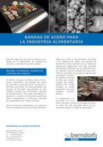 Bandas de acero para la industria alimentaria - 1