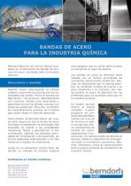 Bandas de acero para la industria quimica - 1