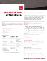 SELECTSOUND® BLACK ACOUSTIC BLANKET