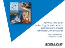 Improved vinyl ester technology