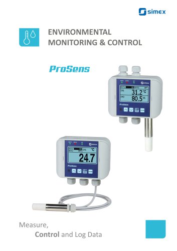 ProSens Overview - environmental monitoring and control