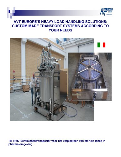 AVT Heavy Load Handling Solutions