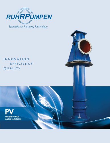 PV Propeller Pumps Vertical Installation