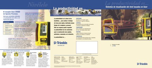 Laser-based Display Systems brochure - Spanish