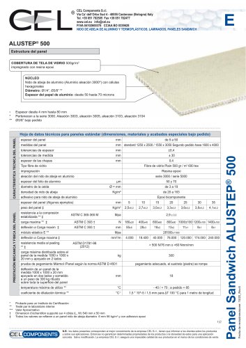 Panel Sandwich Alustep 500