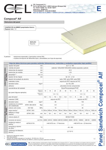 Panel Sandwich COMPOCEL® ALF