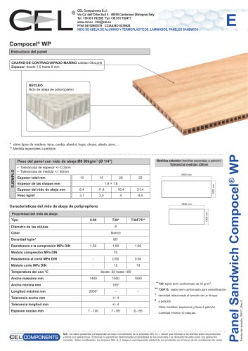 Panel Sandwich COMPOCEL® WP