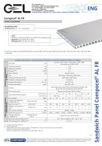 Sandwich panel COMPOCEL® AL FR