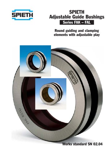 Adjustable Round Guiding and Clamping Elements