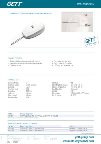 TKH-MOUSE-GCQ-MED-AM-SCROLL-LASER-IP68-WHITE-USB