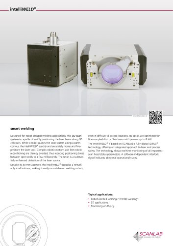 Scan-System "intelliWELD"