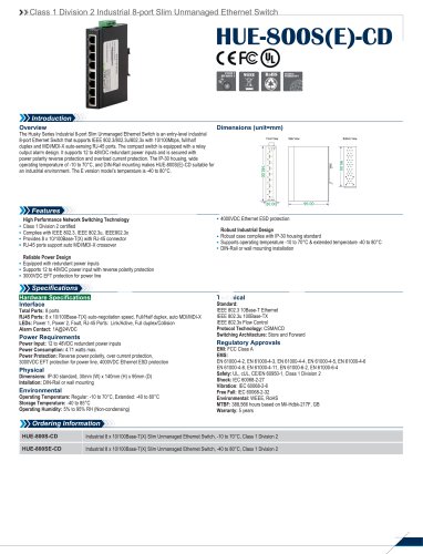 HUE-800SE-CDUD