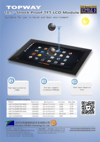 10.1" TFT LCD Module