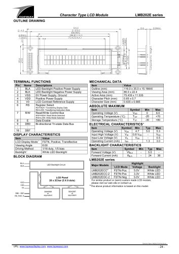 LMB202E Series