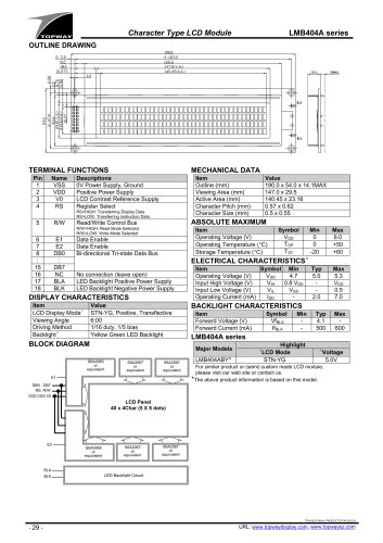 LMB404A Series