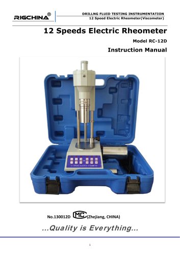 12 Speed Viscometer