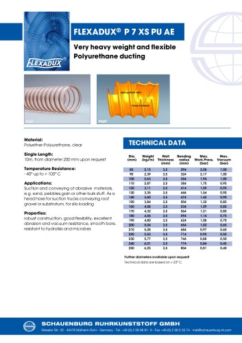 FLEXADUX® P 7 XS PU AE