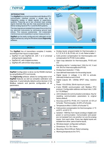 DigiRail Signal Conditioner