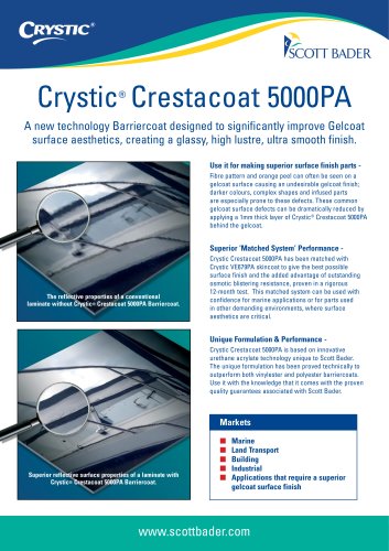 Crystic Crestacoat 5000PA brochure