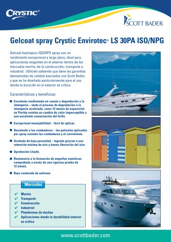 Crystic Envirotec® LS30PA Spray Gelcoat (SP)