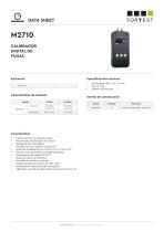 M2710 Digital Portable Calibrator - Datasheet - 2