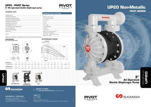 UP20 AODDP pump Non Metallic