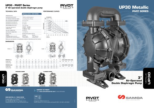 UP30 AODDP pump Metallic