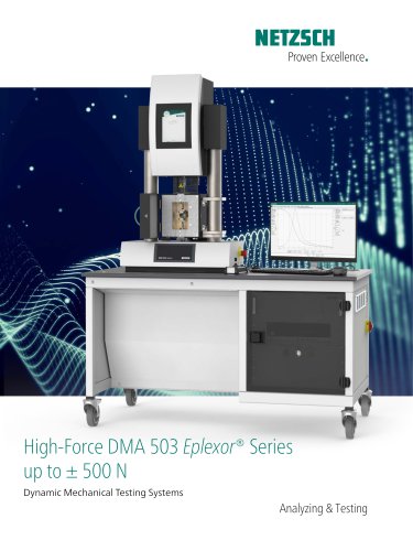 High-Force DMA 503 Eplexor® Series up to ± 500 N