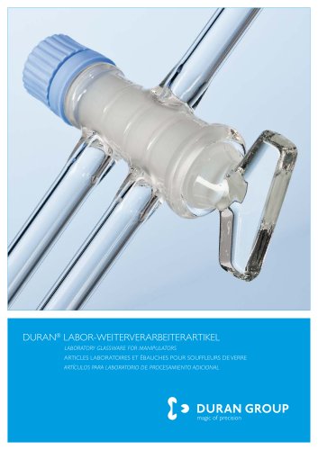 Laboratory glassware for manipulators