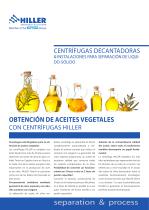 Obtención de aceites vegetales - 1