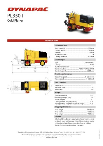 compact asphalt planer 