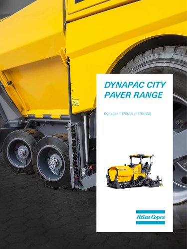 Dynapac City Paver Range