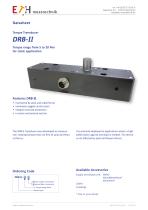 Datasheet torque sensor DRB-II