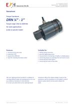 Datasheet torque sensor DRN