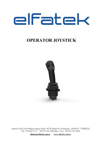 Operator Joystick