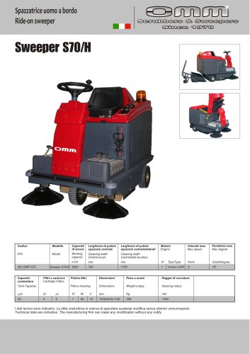 Sweeper S70/H