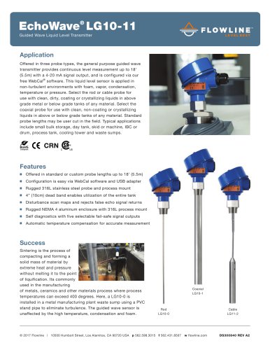 EchoWave®LG10-11