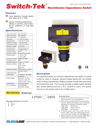 Non-Intrusive Capacitance Switch