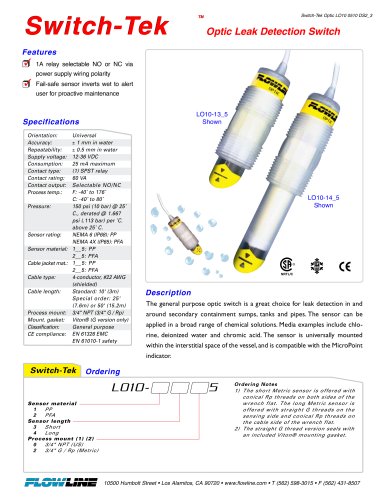 Optic Leak Detection Switch