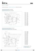 Bombas horizontales - Norma DIN 24255 Serie RN-RNI 60 Hz. - 44