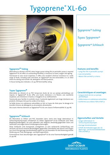 Saint-Gobain Performance Plastics - Tygoprene®