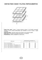 CESTAS PARA VASOS Y PLATOS, PORTACUBIERTOS - 1