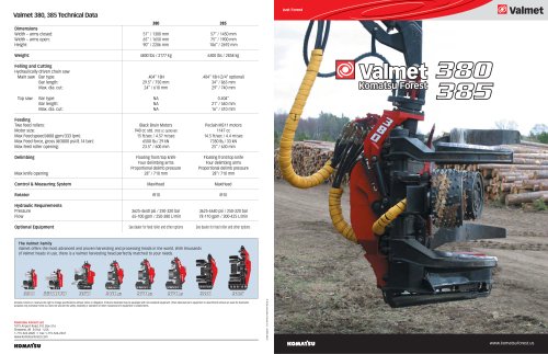 Brochure Valmet 380 & 385