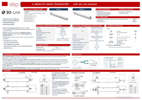 PNS PN2S ILK with IO-Link Interface