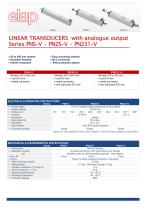 PNS-V, PN2S.V, PN231-V Transducers with analogue output