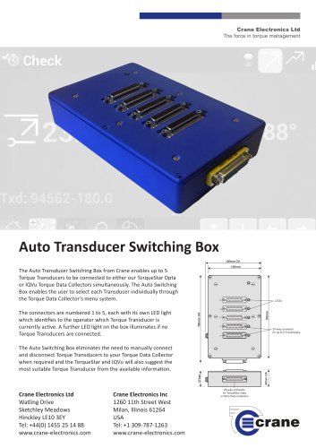 Auto Transducer Switching Box