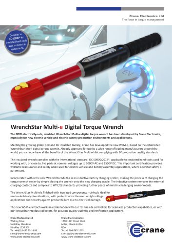 WrenchStar Multi-e Digital Torque Wrench